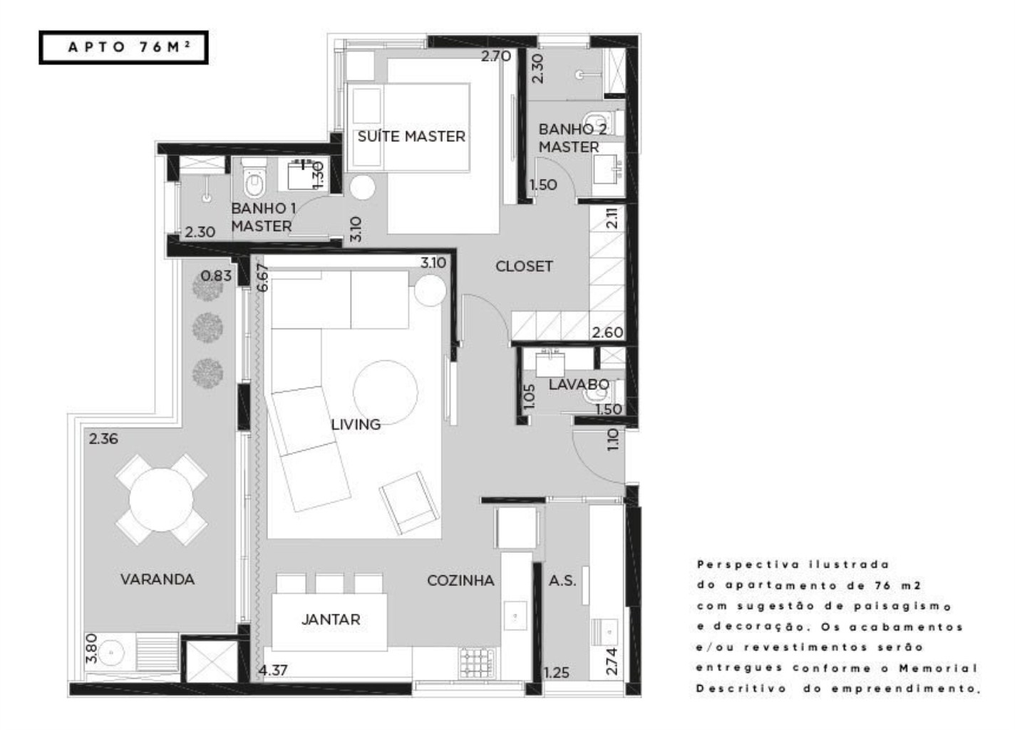 Apartamento, 2 quartos, 76 m² - Foto 23