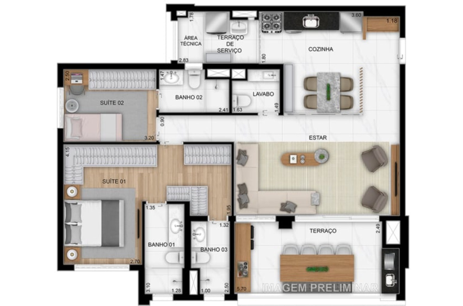 Apartamento, 3 quartos, 94 m² - Foto 26