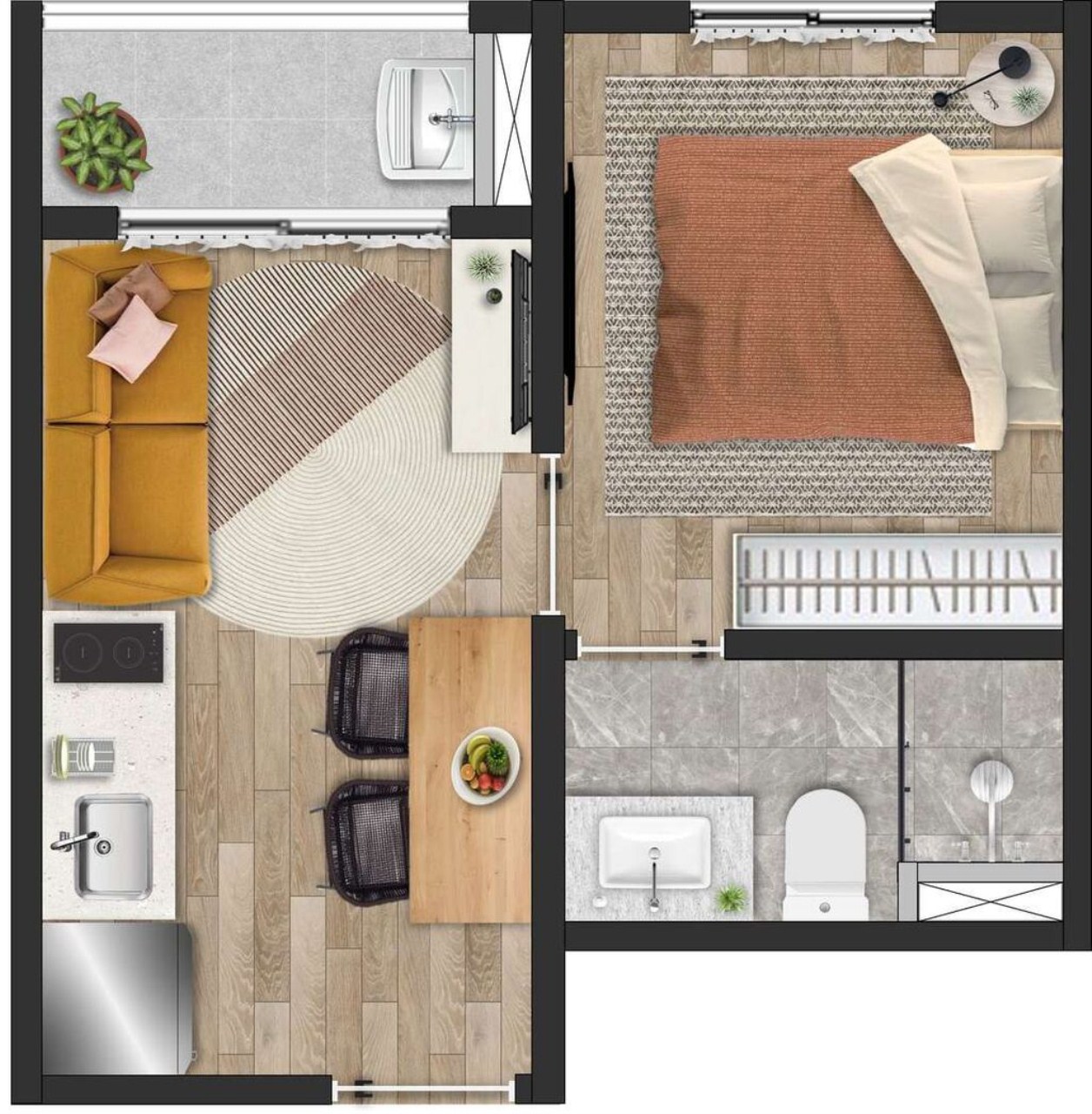 Apartamento, 1 quarto, 23 m² - Foto 19