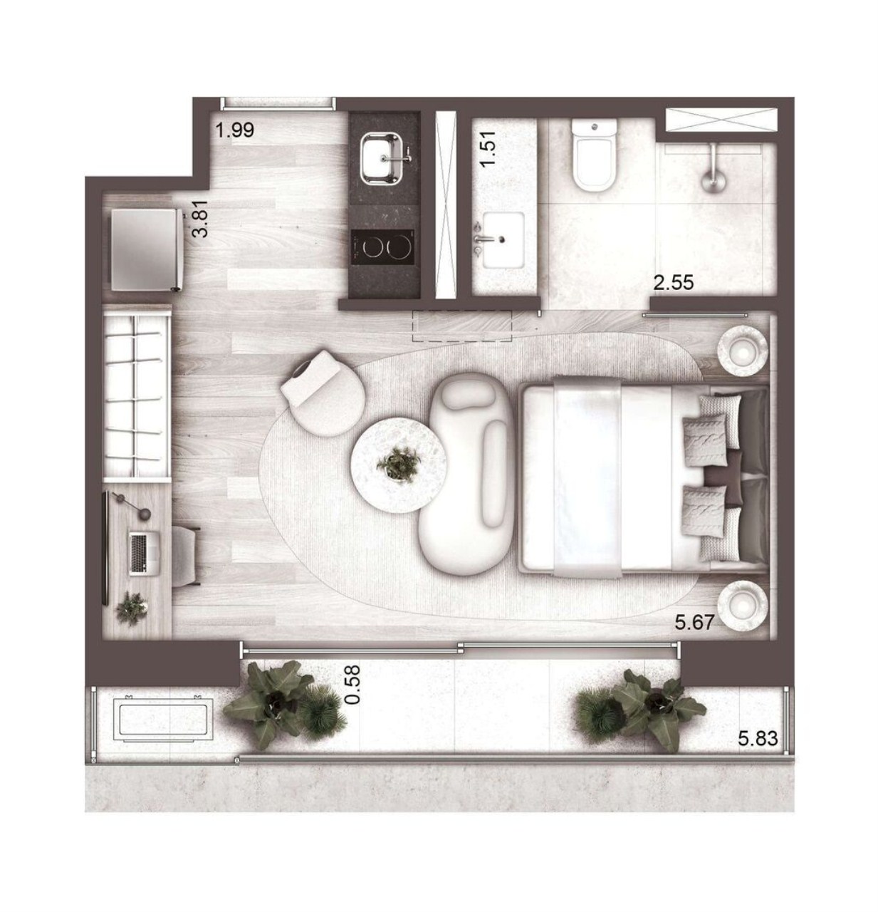 Apartamento, 2 quartos, 130 m² - Foto 17