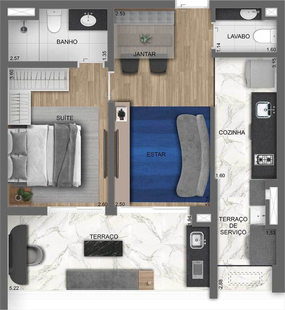 Apartamento, 1 quarto, 30 m² - Foto 33