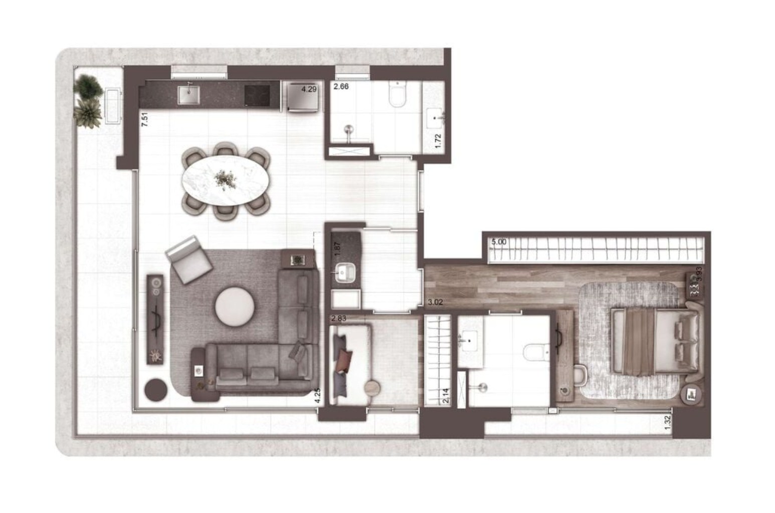 Apartamento, 2 quartos, 130 m² - Foto 24