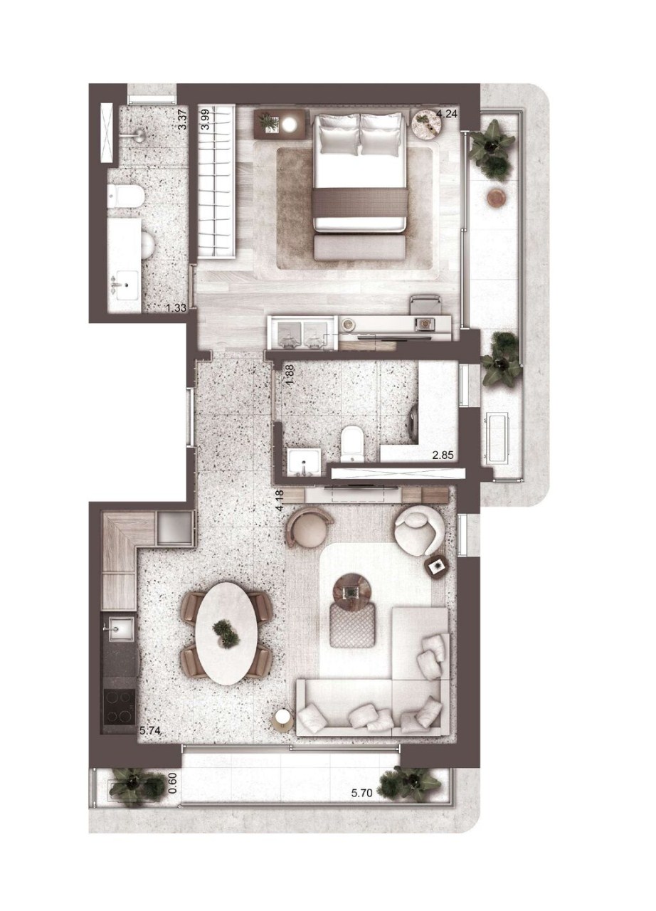 Apartamento, 2 quartos, 130 m² - Foto 21