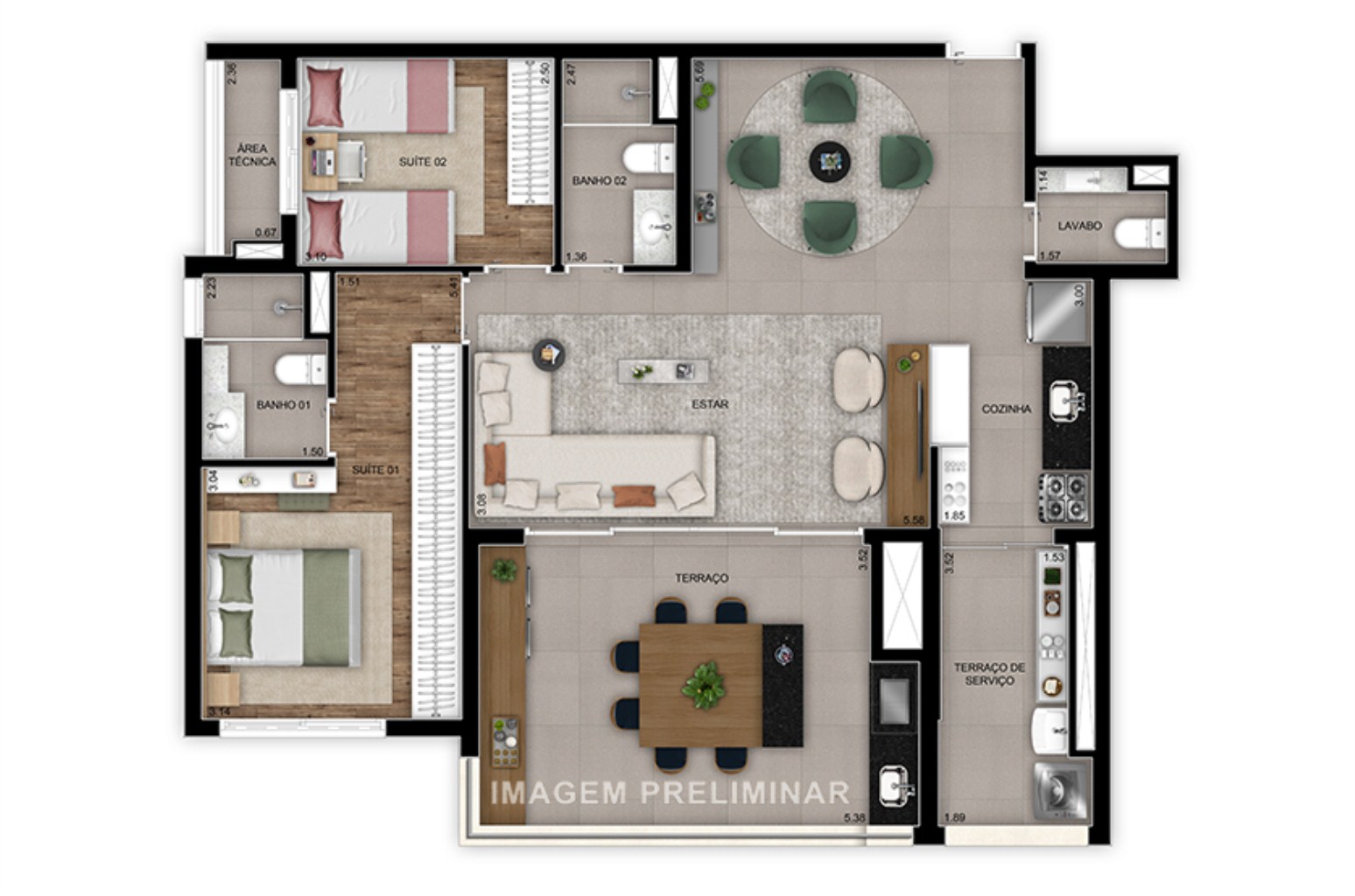 Apartamento, 1 quarto, 26 m² - Foto 33