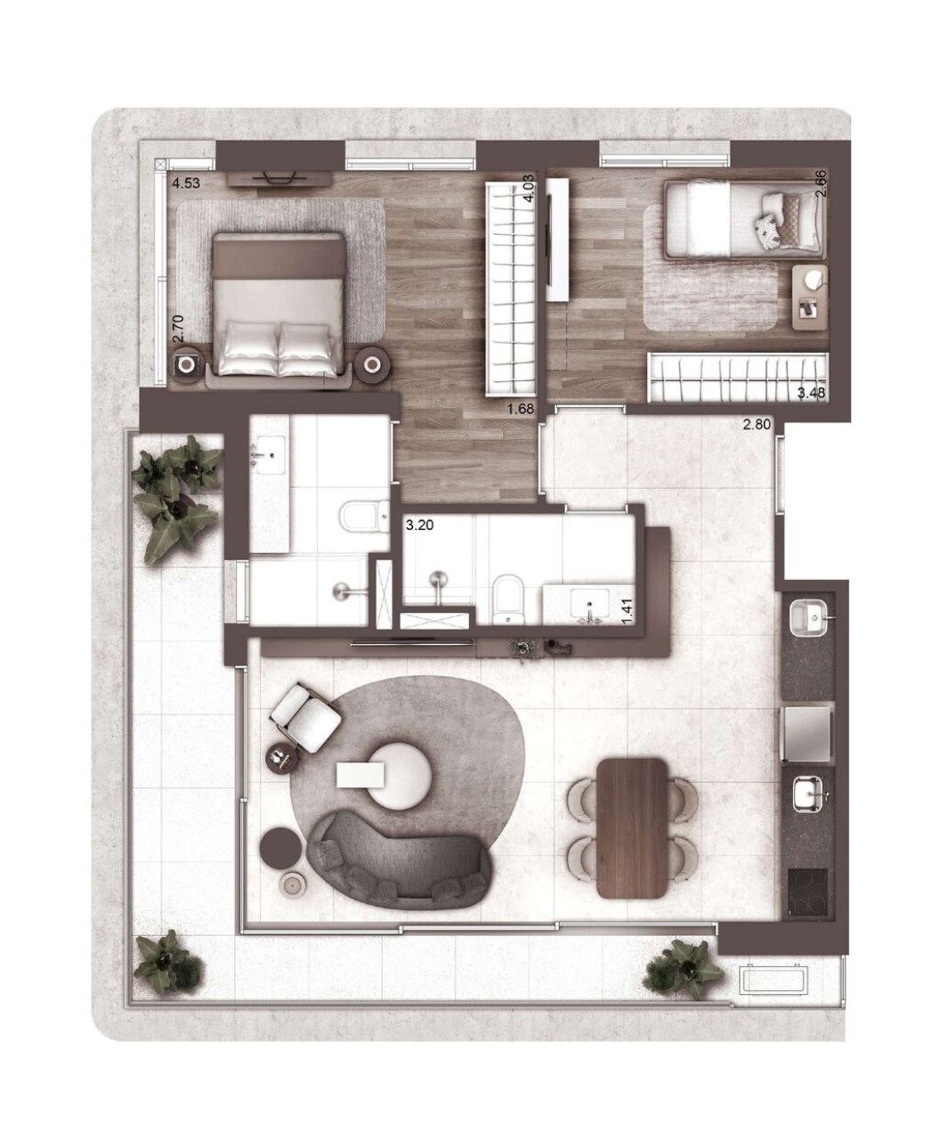 Apartamento, 2 quartos, 130 m² - Foto 23