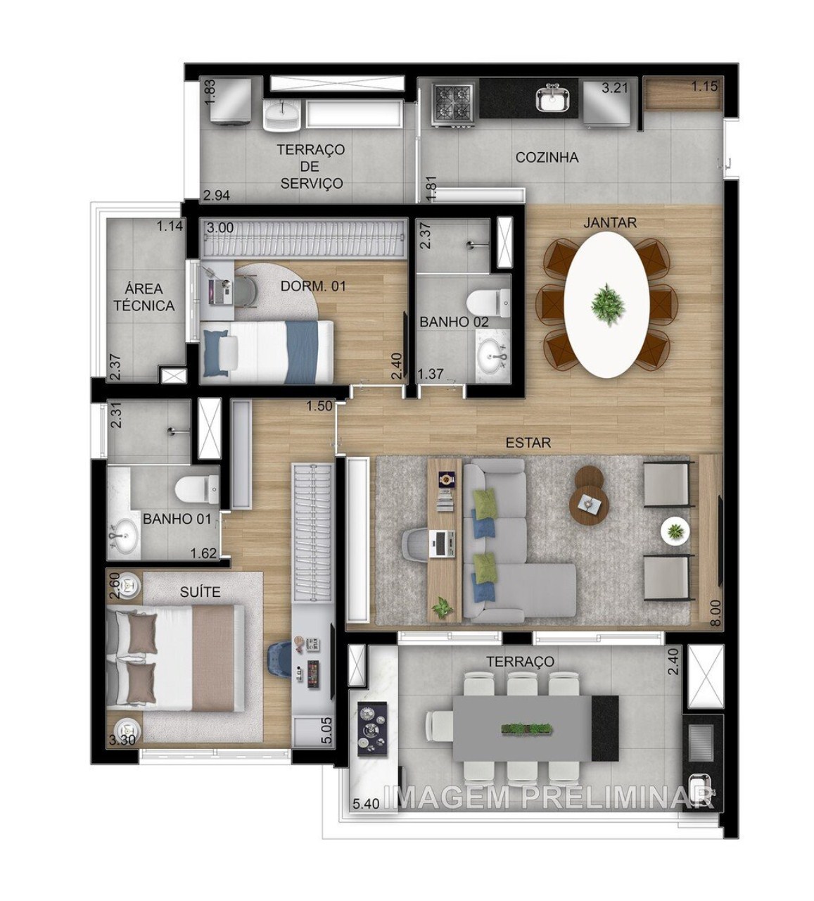 Cobertura, 3 quartos, 164 m² - Foto 35