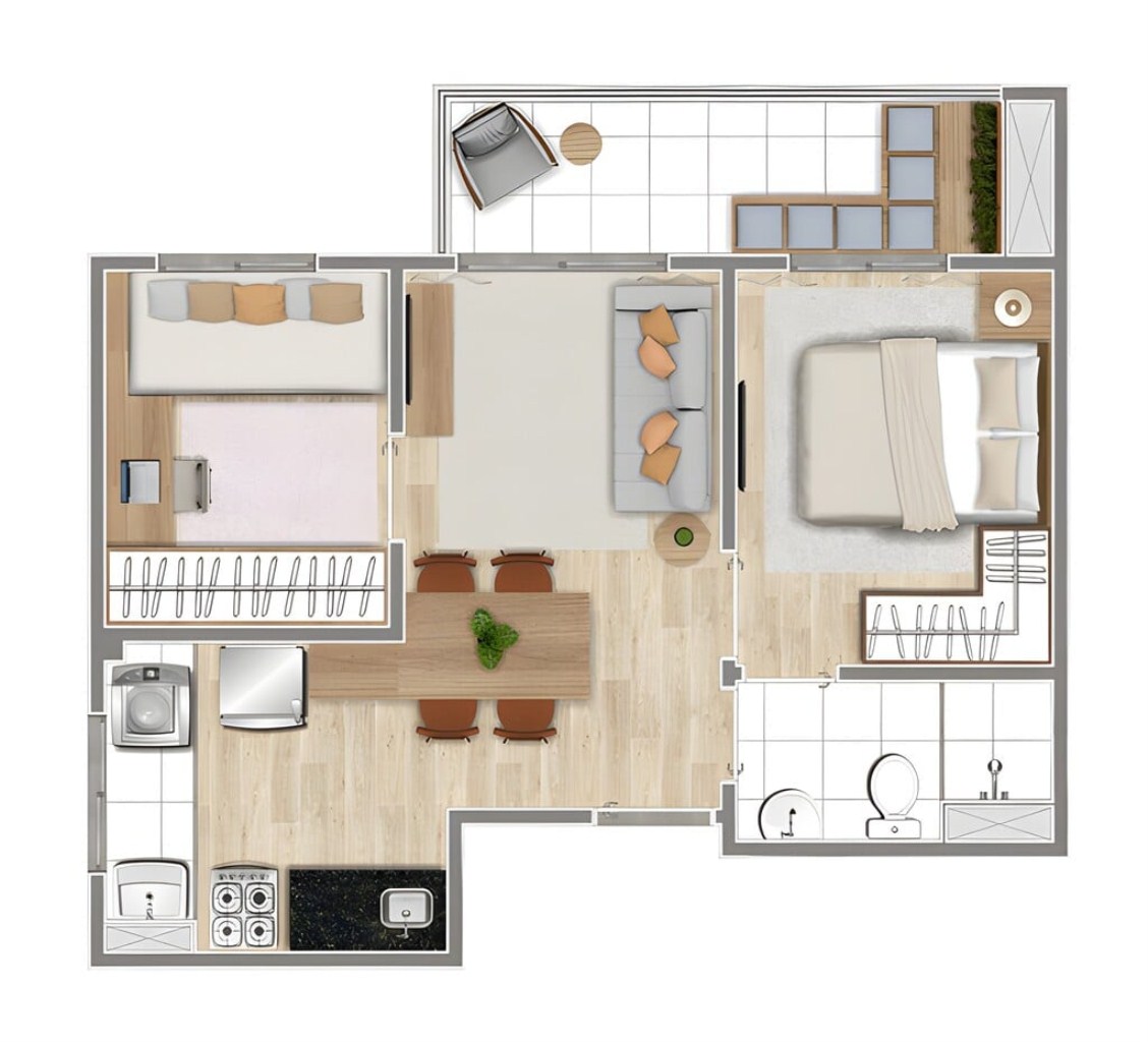 Apartamento, 1 quarto, 29 m² - Foto 24