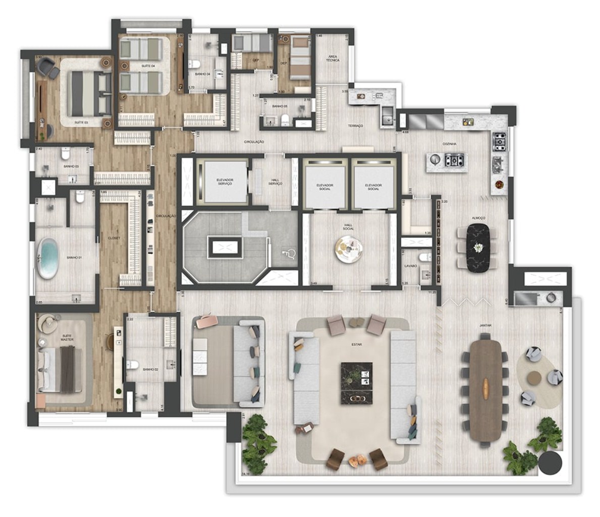 Apartamento, 4 quartos, 372 m² - Foto 17