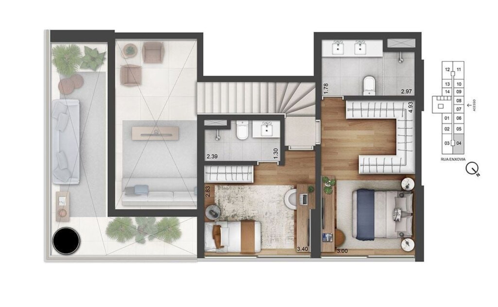 Apartamento, 1 quarto, 79 m² - Foto 28