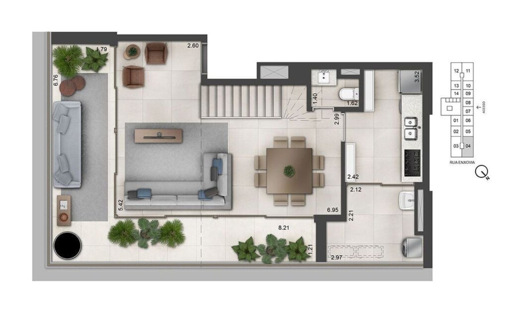 Apartamento, 1 quarto, 79 m² - Foto 27