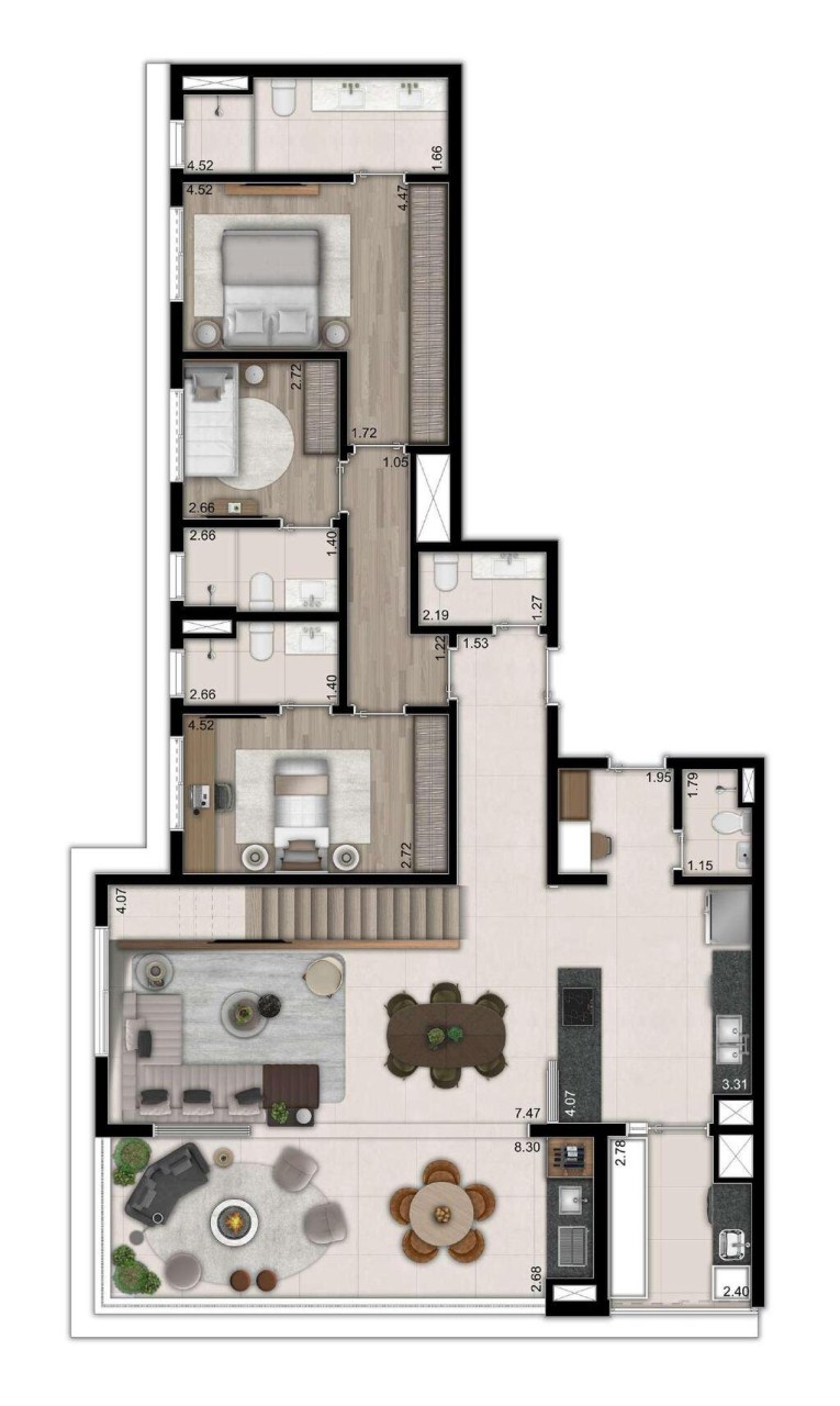 Apartamento, 3 quartos, 220 m² - Foto 30