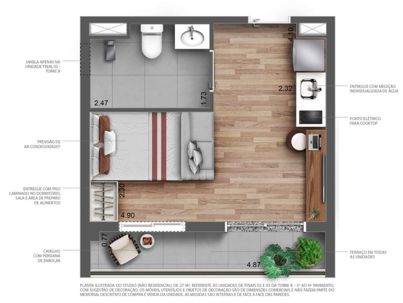 Apartamento, 1 quarto, 35 m² - Foto 10