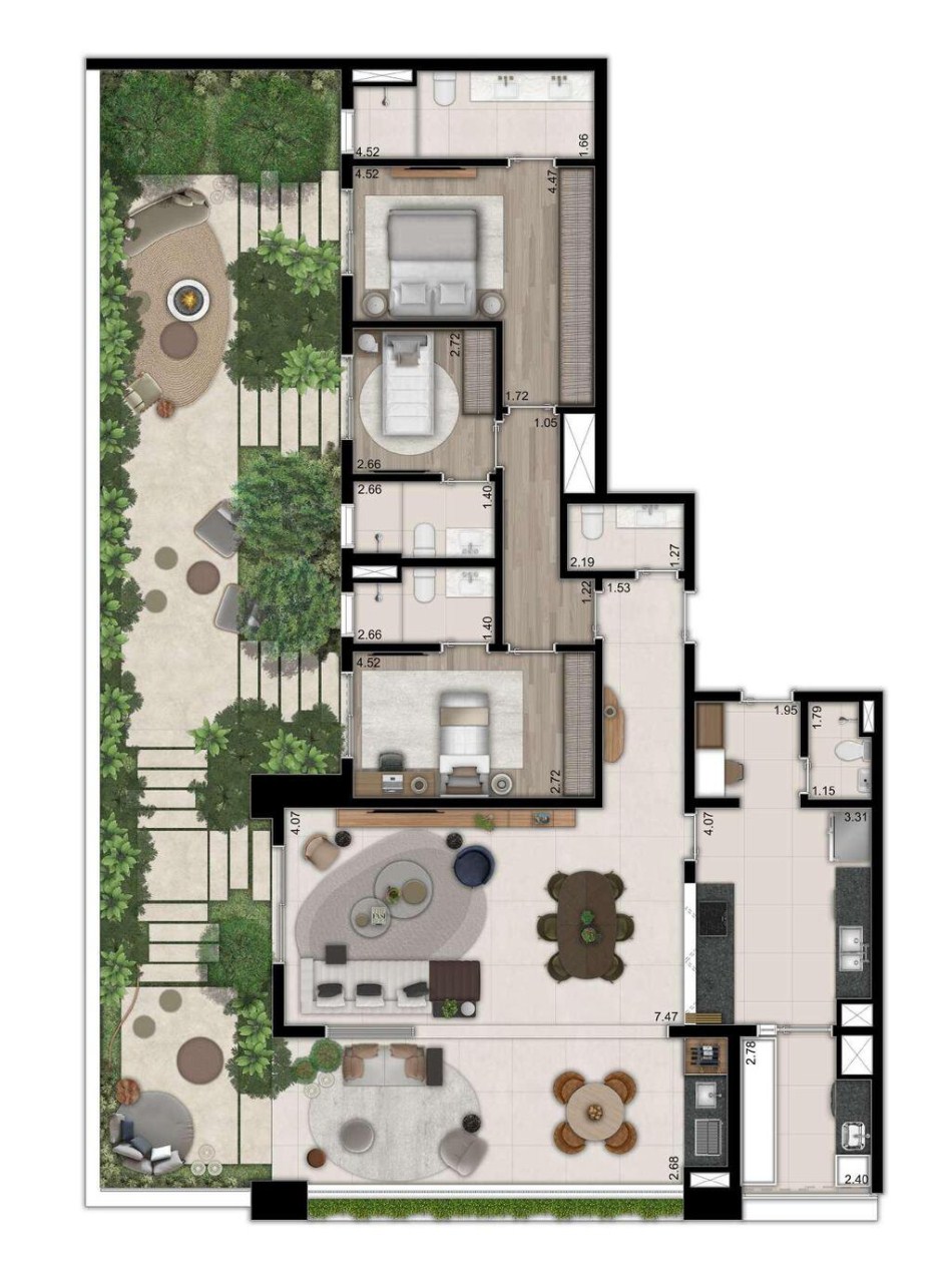 Apartamento, 3 quartos, 220 m² - Foto 28
