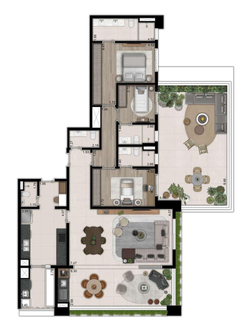 Apartamento, 3 quartos, 220 m² - Foto 25