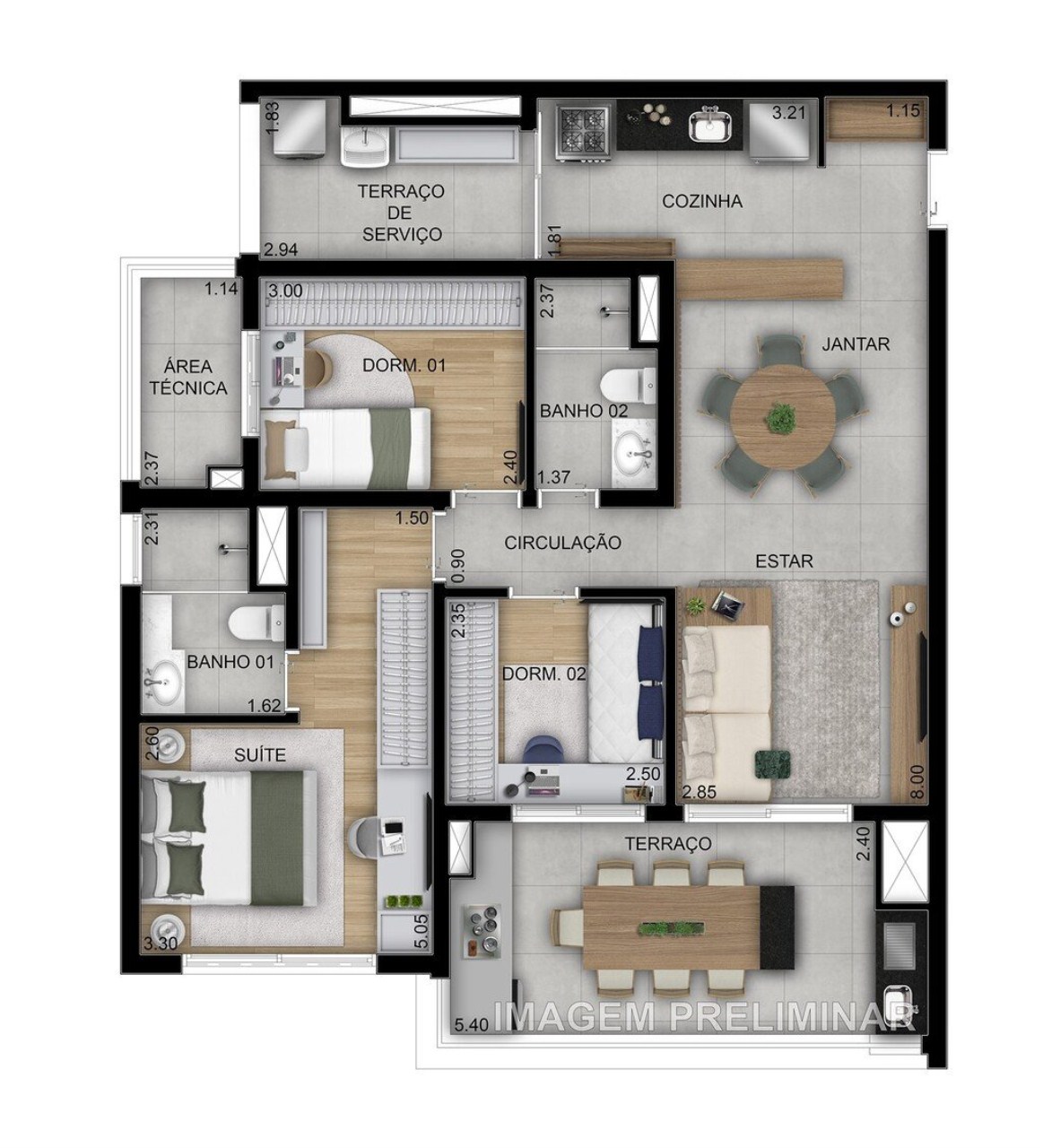 Cobertura, 3 quartos, 164 m² - Foto 34