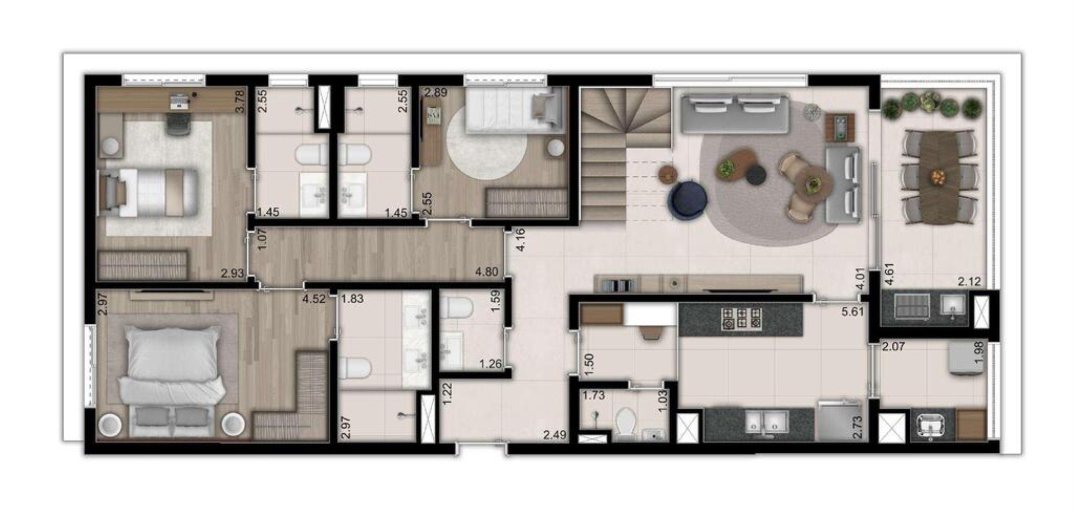 Apartamento, 3 quartos, 220 m² - Foto 26