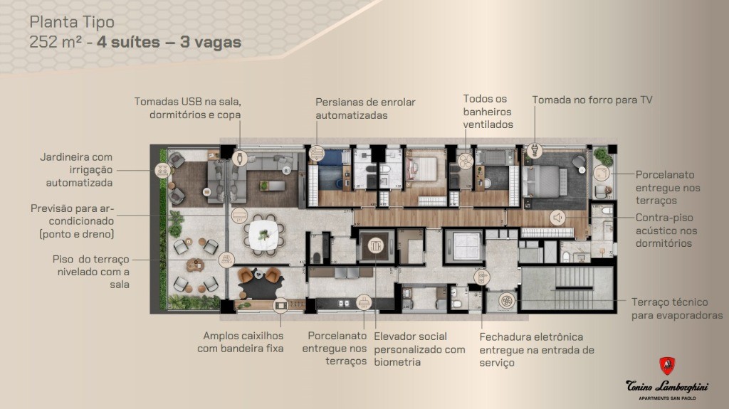 Apartamento, 4 quartos, 252 m² - Foto 41