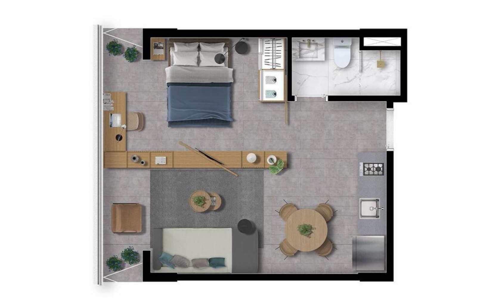Comprar apartamento com 1 dormitório em Pinheiros São Paulo SP
