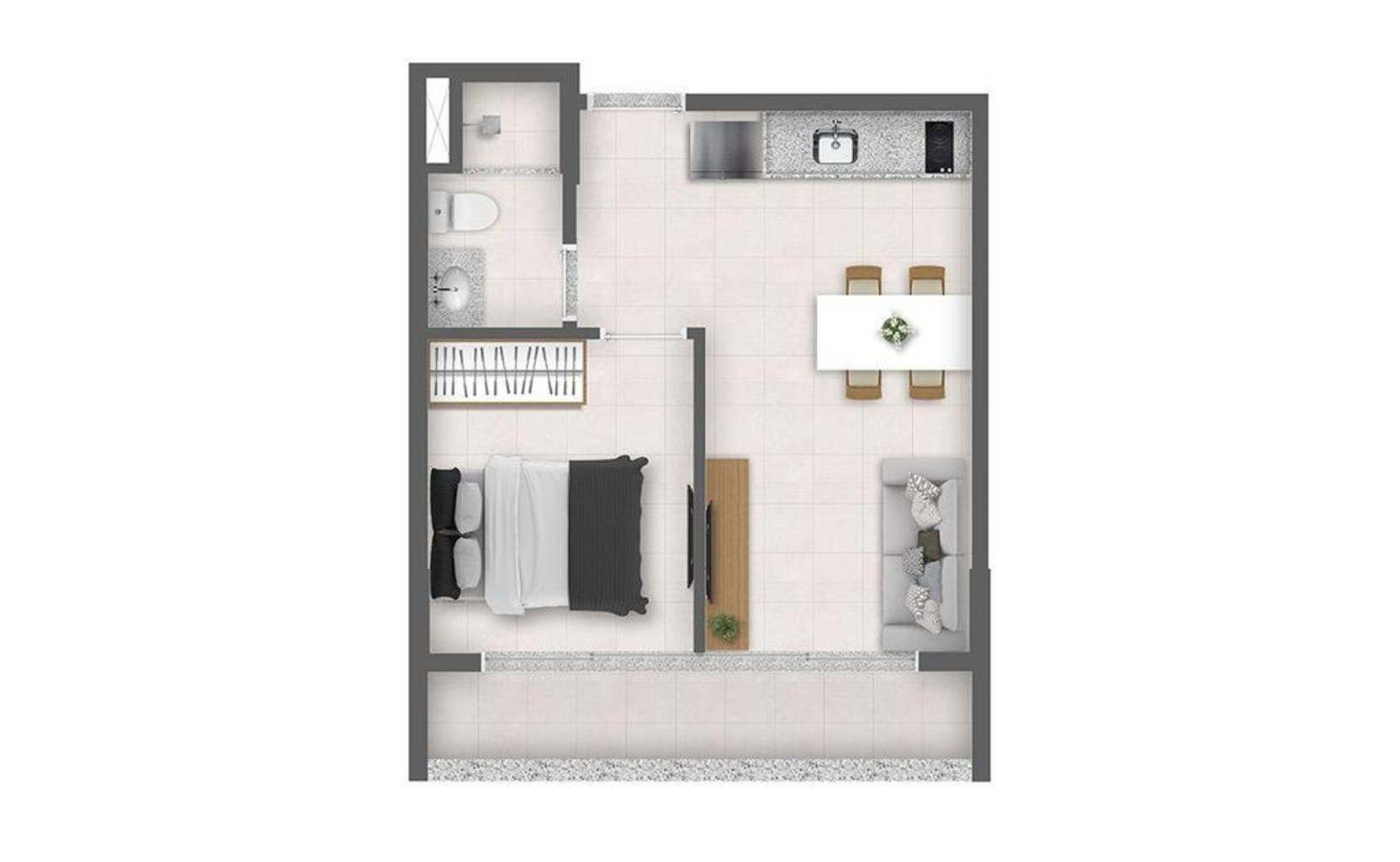 Comprar apartamento com 1 dormitório em Pinheiros São Paulo SP