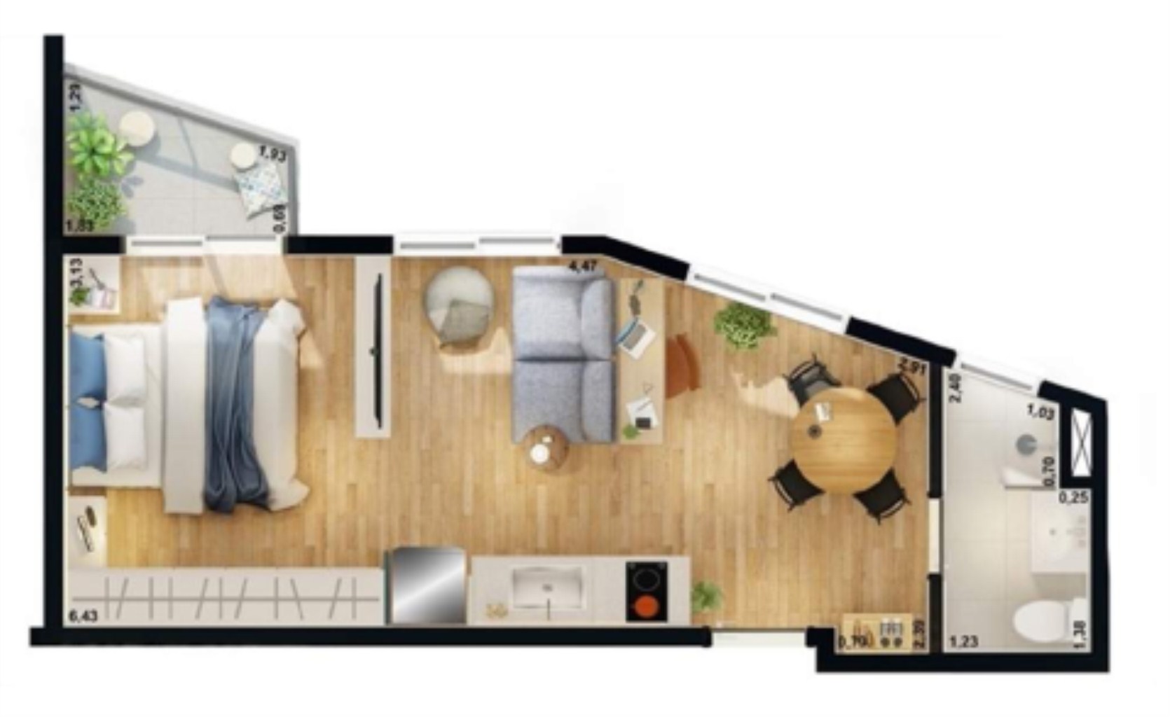 Apartamento studio em Vila Mariana São Paulo SP