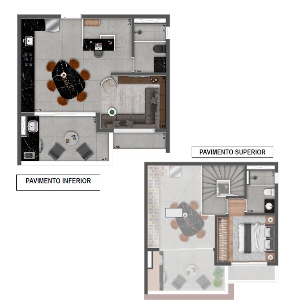 Apartamento, 1 quarto, 52 m² - Foto 48