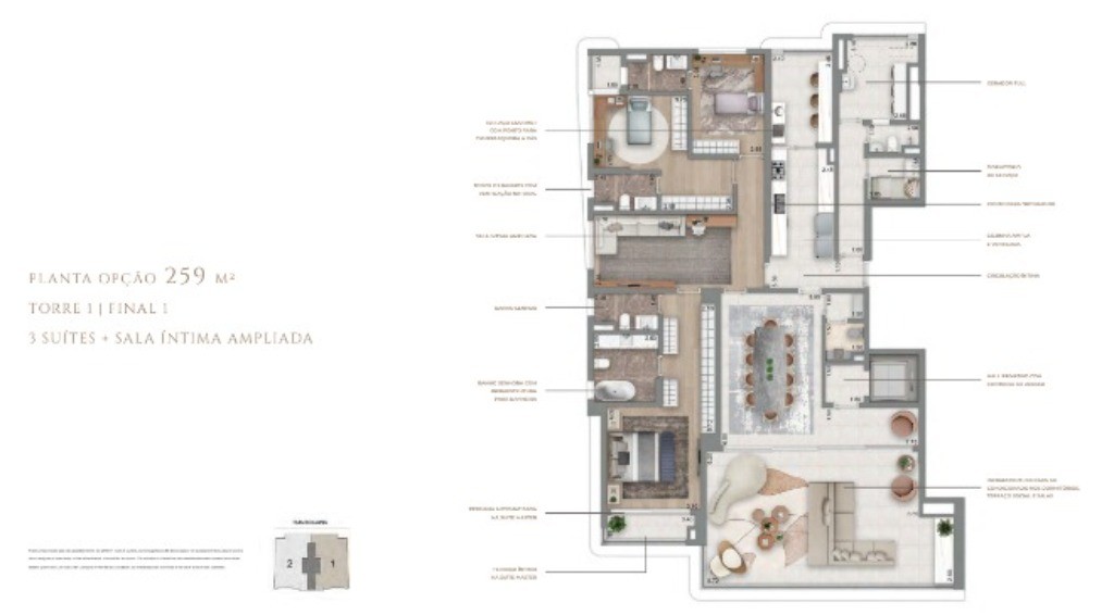 Apartamento, 4 quartos, 258 m² - Foto 21