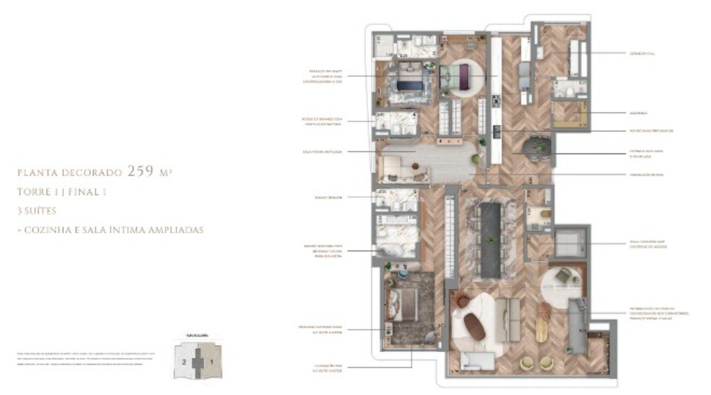 Apartamento, 4 quartos, 258 m² - Foto 22