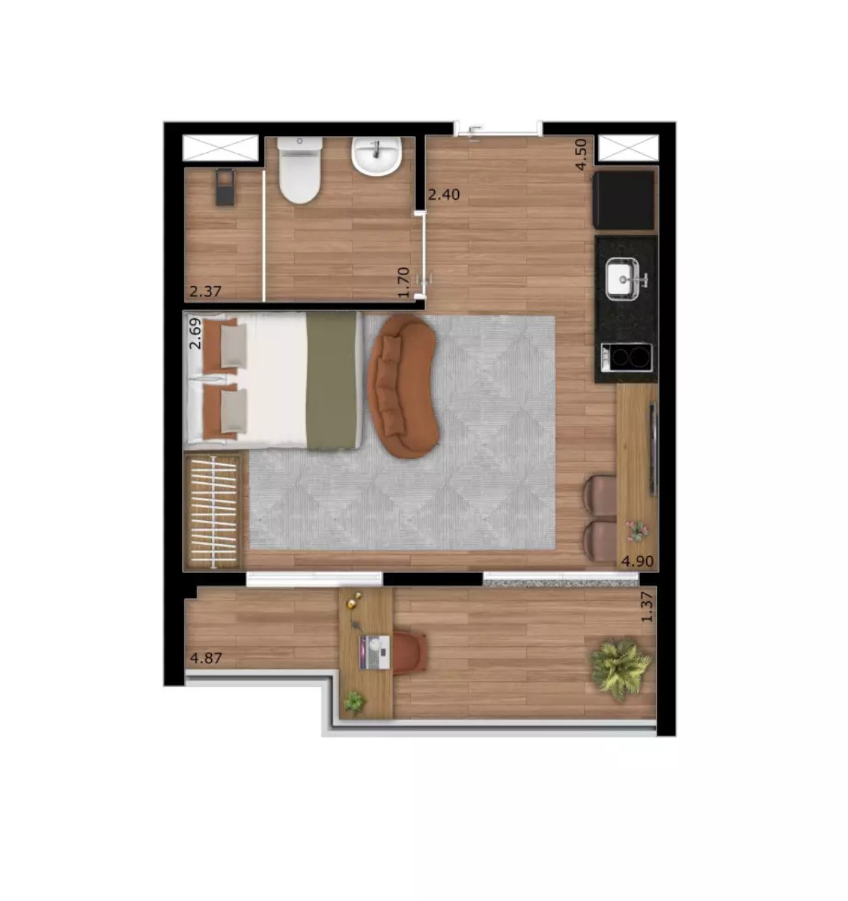 Apartamento à venda em Pinheiros, São Paulo-SP! 1 quarto, 1 banheiro, 58m² de área. Conheça o Welconx Pinheiros agora!