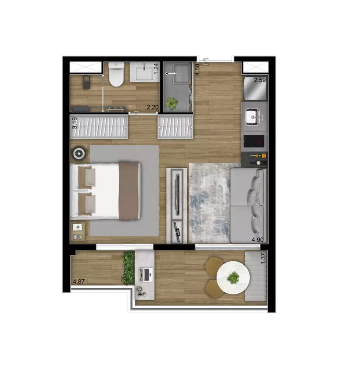 Apartamento à venda em Pinheiros, São Paulo-SP! 1 quarto, 1 banheiro, 58m² de área. Conheça o Welconx Pinheiros agora!