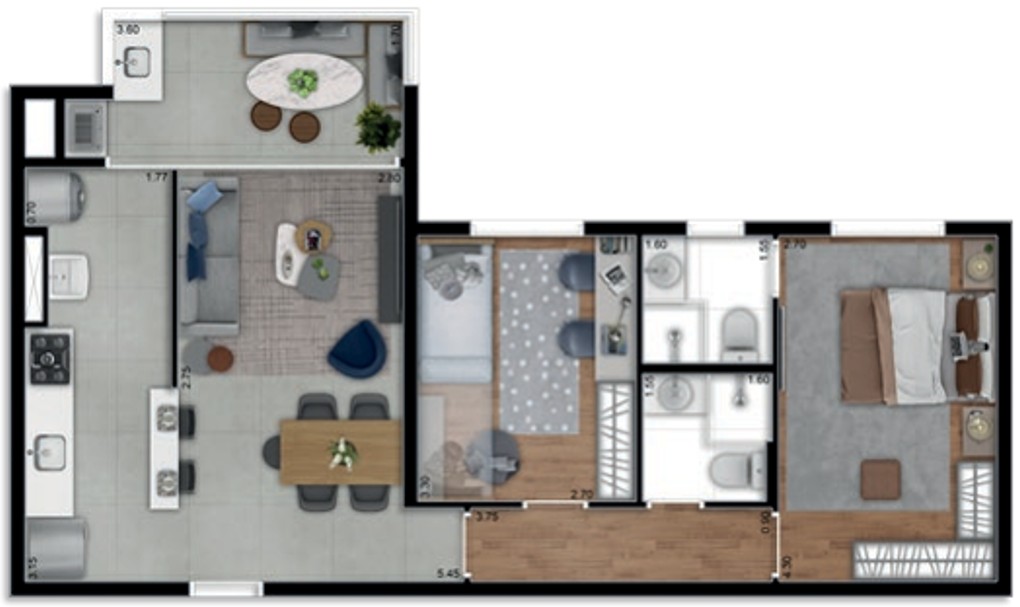 Apartamento, 2 quartos, 70 m² - Foto 29