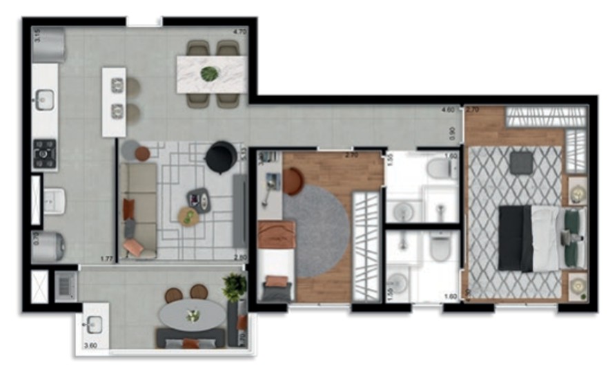 Apartamento, 3 quartos, 86 m² - Foto 31