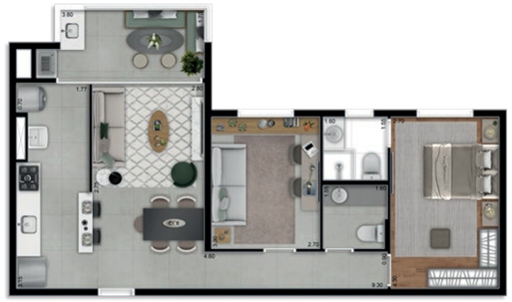 Apartamento, 3 quartos, 86 m² - Foto 33