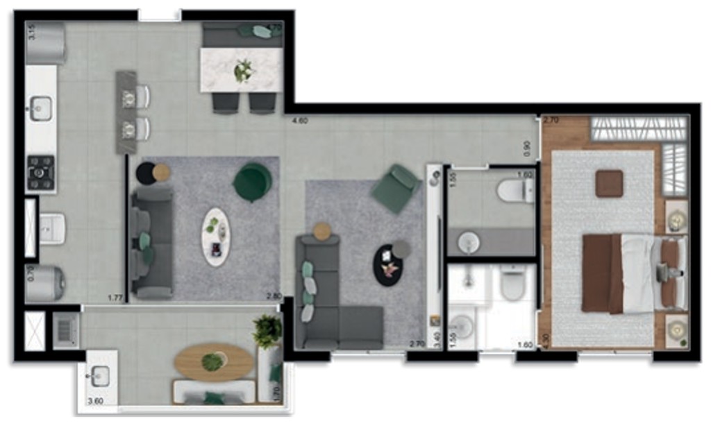 Apartamento, 3 quartos, 86 m² - Foto 35