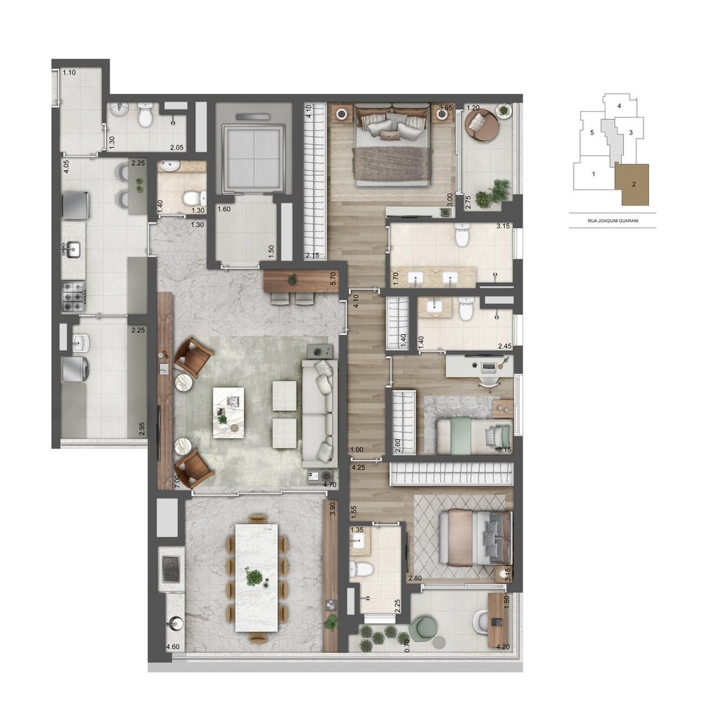 Apartamento, 2 quartos, 110 m² - Foto 24