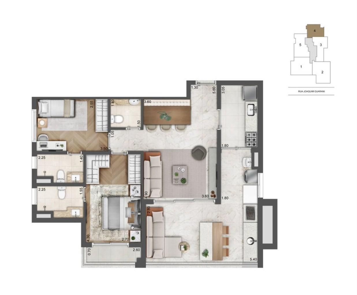 Apartamento, 3 quartos, 168 m² - Foto 16
