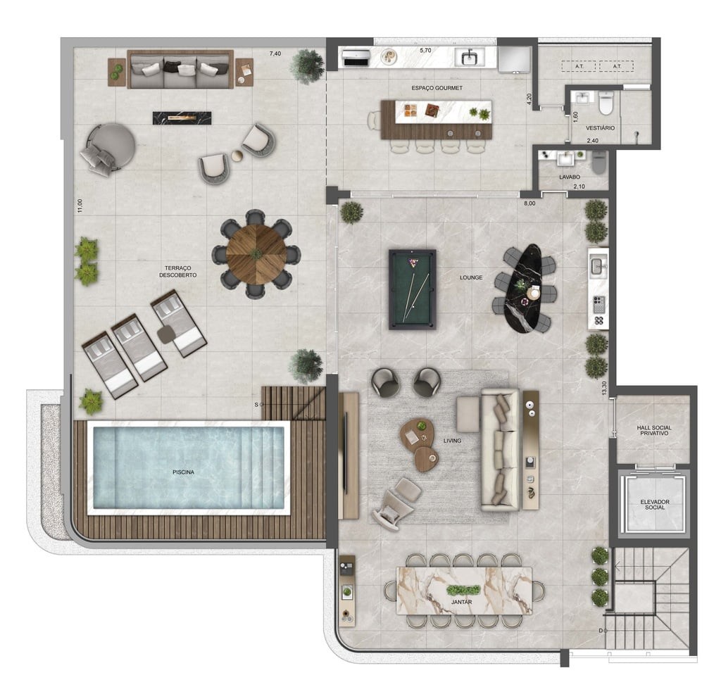 Apartamento, 4 quartos, 290 m² - Foto 60