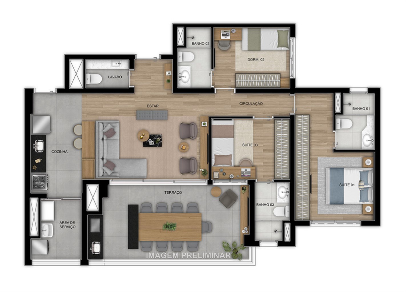 Apartamento, 3 quartos, 84 m² - Foto 32