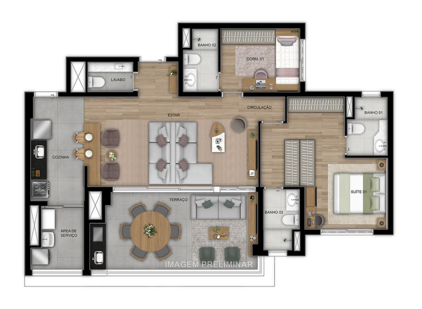 Apartamento, 3 quartos, 84 m² - Foto 33