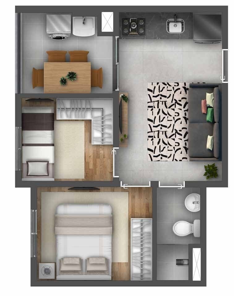 Apartamento, 2 quartos, 35 m² - Foto 25