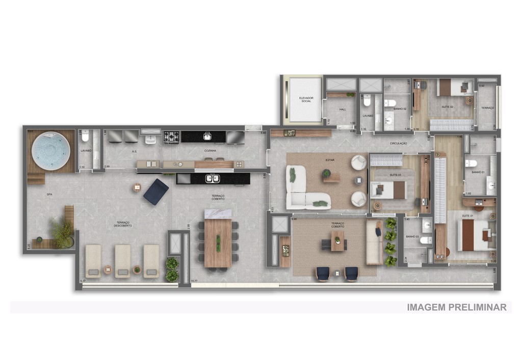 Apartamento, 3 quartos, 96 m² - Foto 32