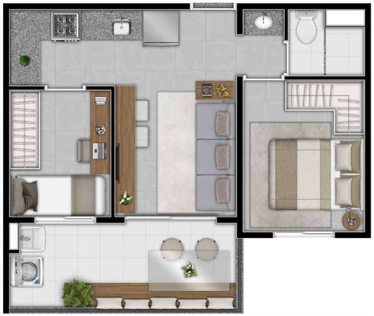 Apartamento, 2 quartos, 39 m² - Foto 17