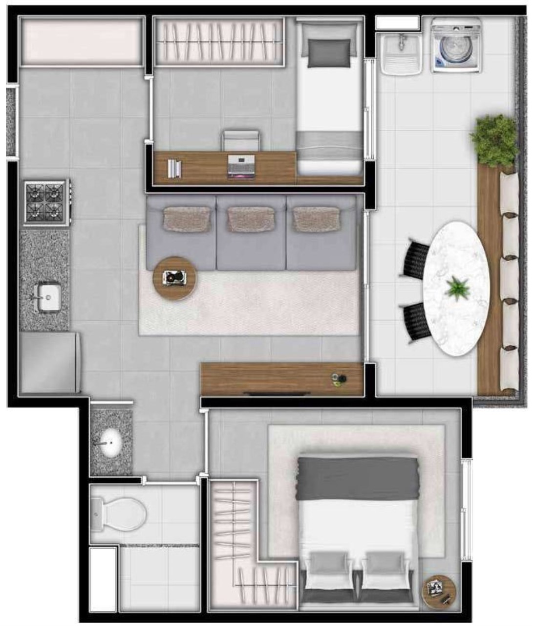 Apartamento, 2 quartos, 39 m² - Foto 18