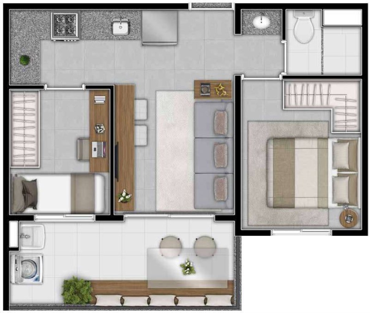 Apartamento, 1 quarto, 27 m² - Foto 17
