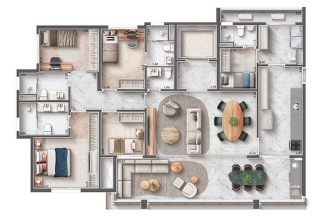 Imperdível oportunidade de investimento em São Paulo-SP: Apartamento de 3 quartos com suíte, 3 banheiros, 2 vagas na garagem e 89m² na Reserva Cortês, em Perdizes!