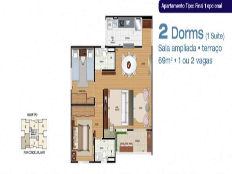Apartamento, 2 quartos, 70 m² - Foto 16