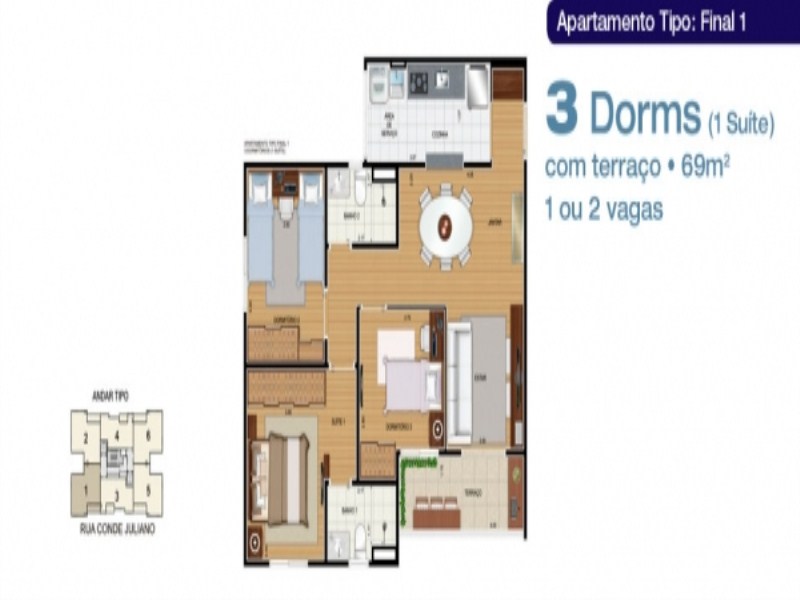 Apartamento, 2 quartos, 70 m² - Foto 17