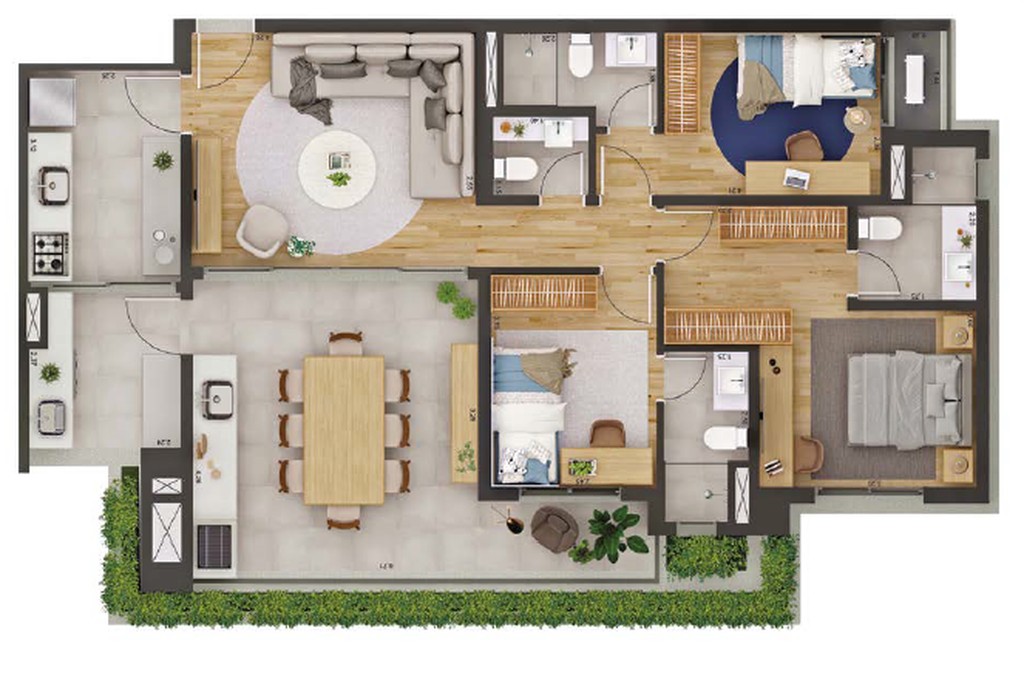 Apartamento, 2 quartos, 65 m² - Foto 52