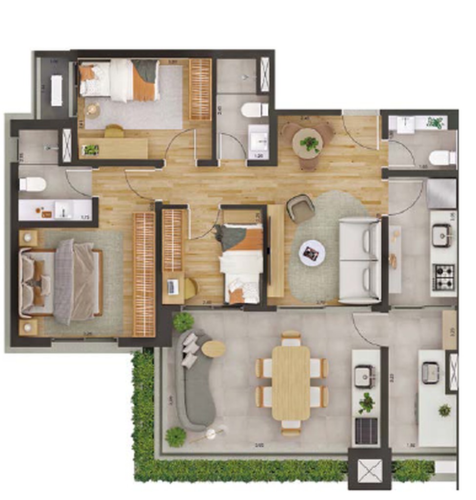 Apartamento, 3 quartos, 89 m² - Foto 51