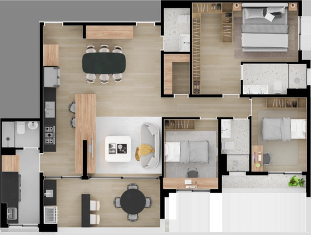 Apartamento, 3 quartos, 150 m² - Foto 28