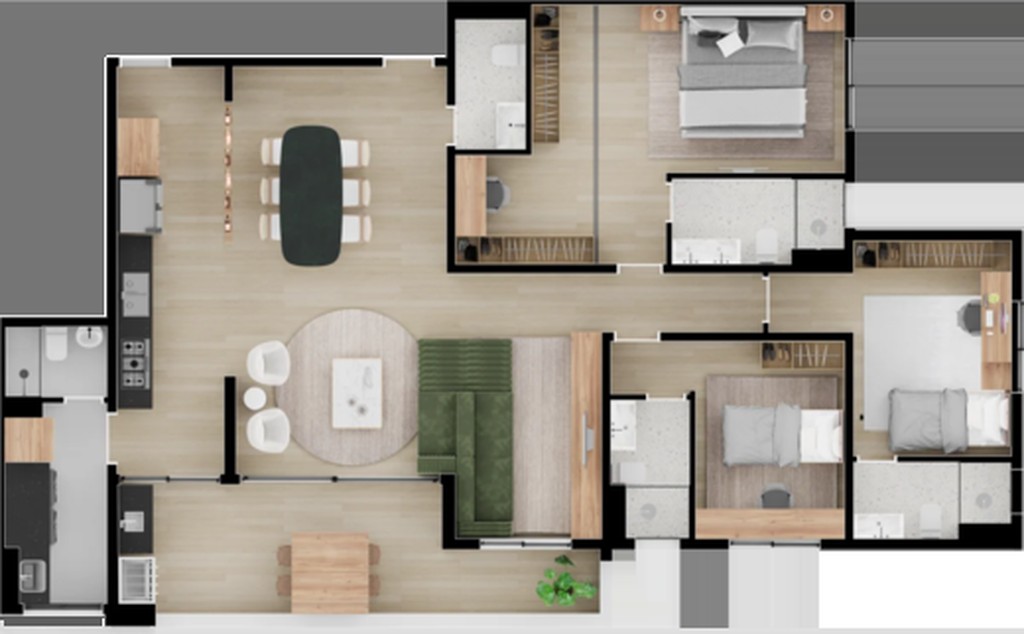 Apartamento, 3 quartos, 150 m² - Foto 29